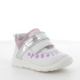 Scarpa da bambina bianco-argento Scarpa da bambina bianco-argento