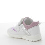 Scarpa da bambina bianco-argento Scarpa da bambina bianco-argento