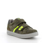 Boy leather sneaker military green Boy leather sneaker military green