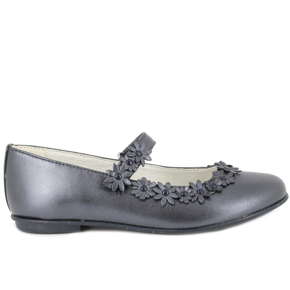 Ballerine grigie top bambina