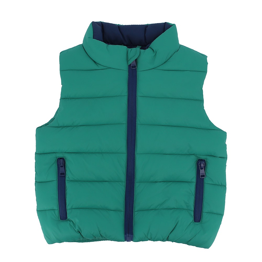 Gilet en nylon garcon, vert