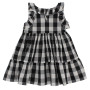 KLEID IN POPELINE, MAEDCHEN , SCHWARZ KLEID IN POPELINE, MAEDCHEN , SCHWARZ