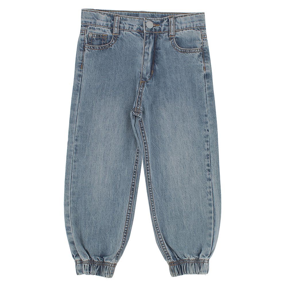 Jeans larghi bambina top
