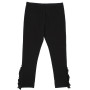 Leggings in jersey da bambina, nero Leggings in jersey da bambina, nero