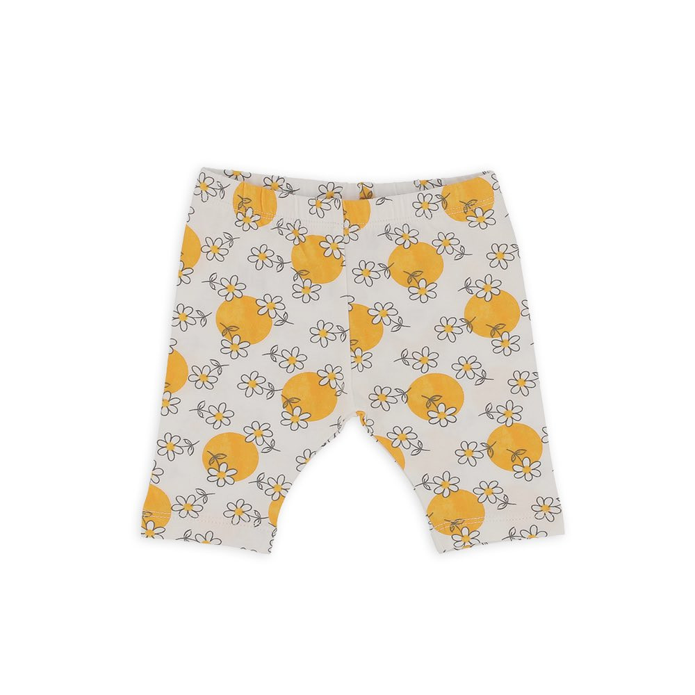 Leggings in jersey da bambina, bianco