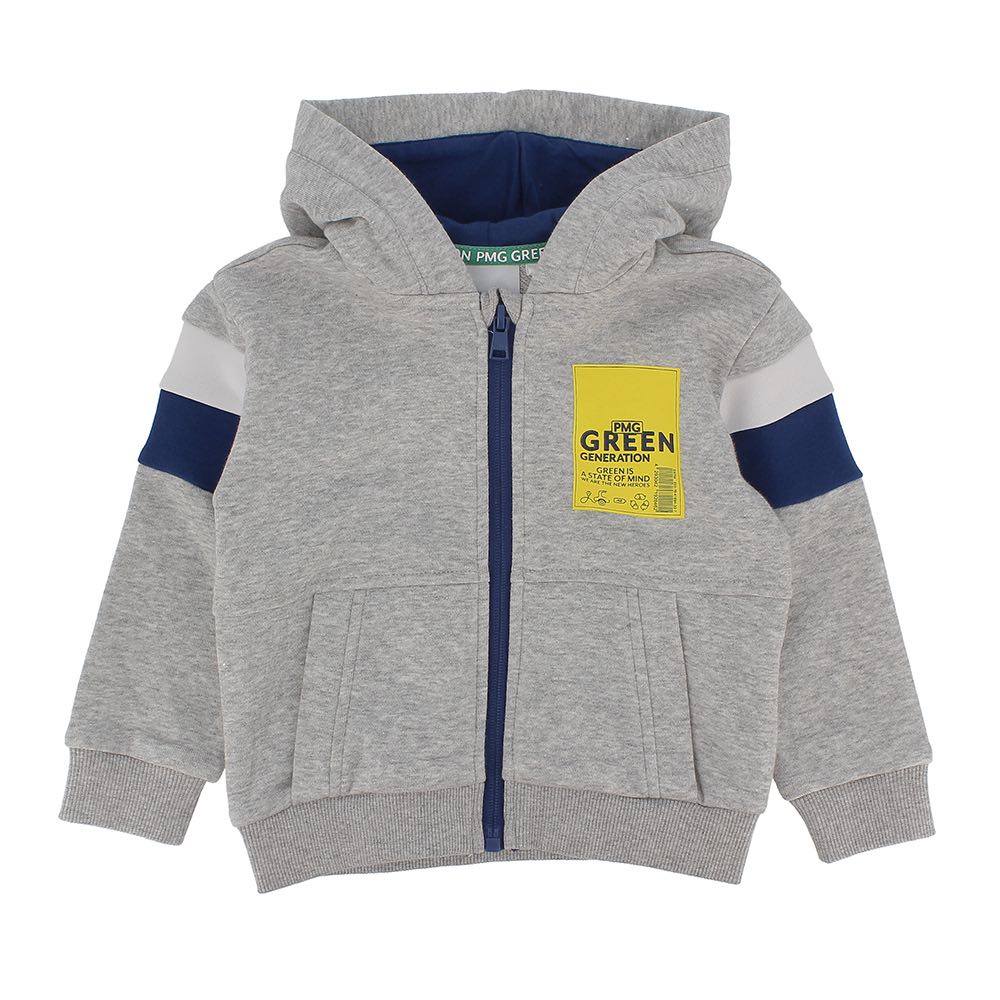 Felpa grigia bambino shop