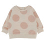 Girl round-neck sweatshirt, pink Girl round-neck sweatshirt, pink