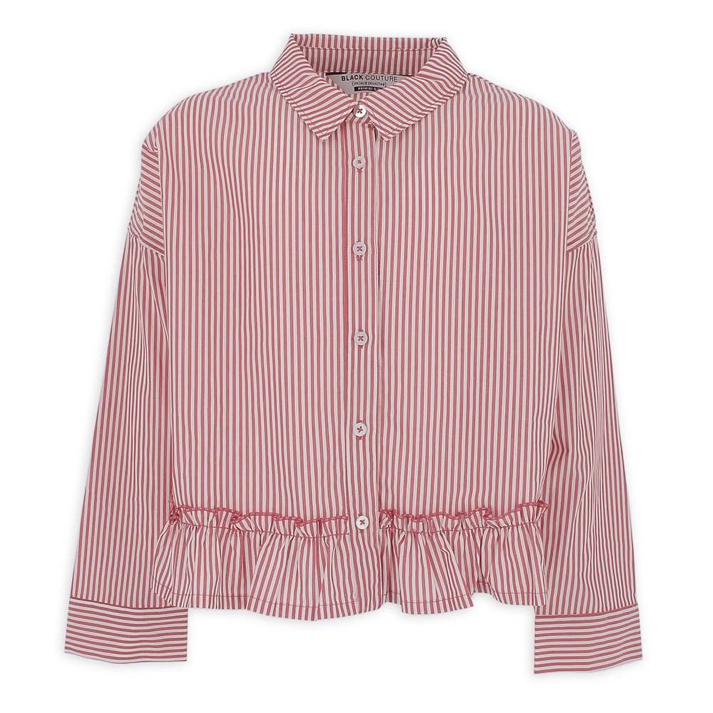 Camicia in popeline da bambina, rosso