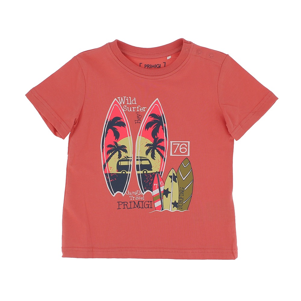 T-shirt in jersey da bambino, rosso