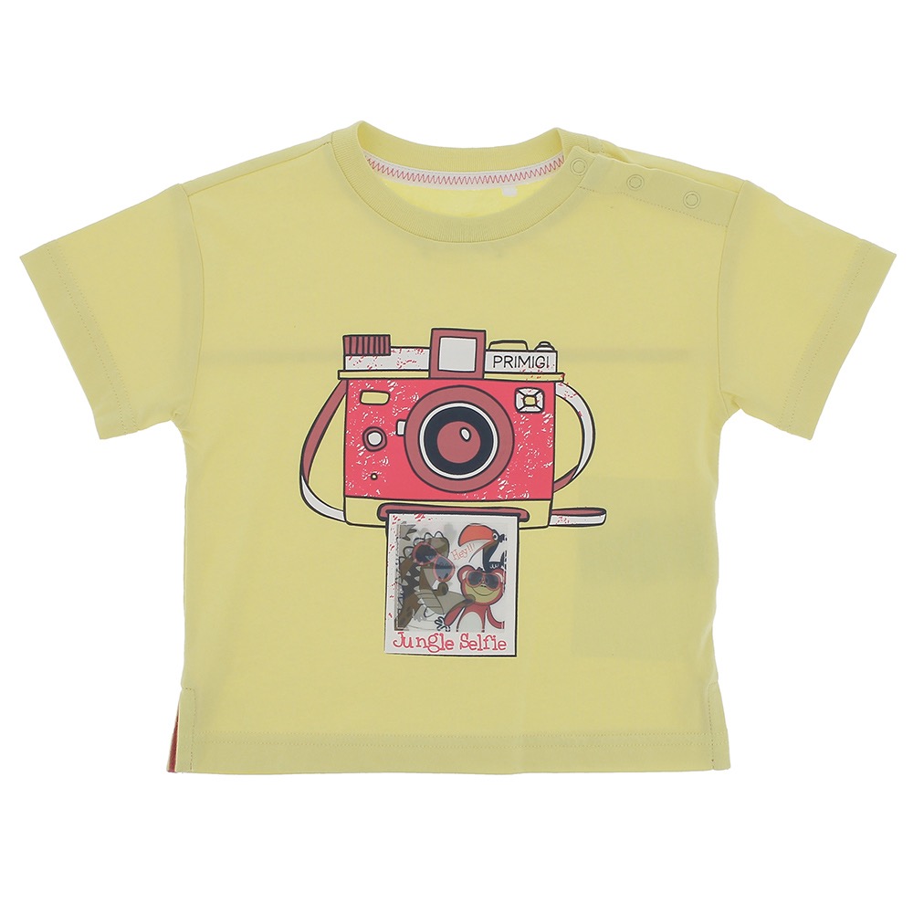 T-shirt in jersey da bambino, beige