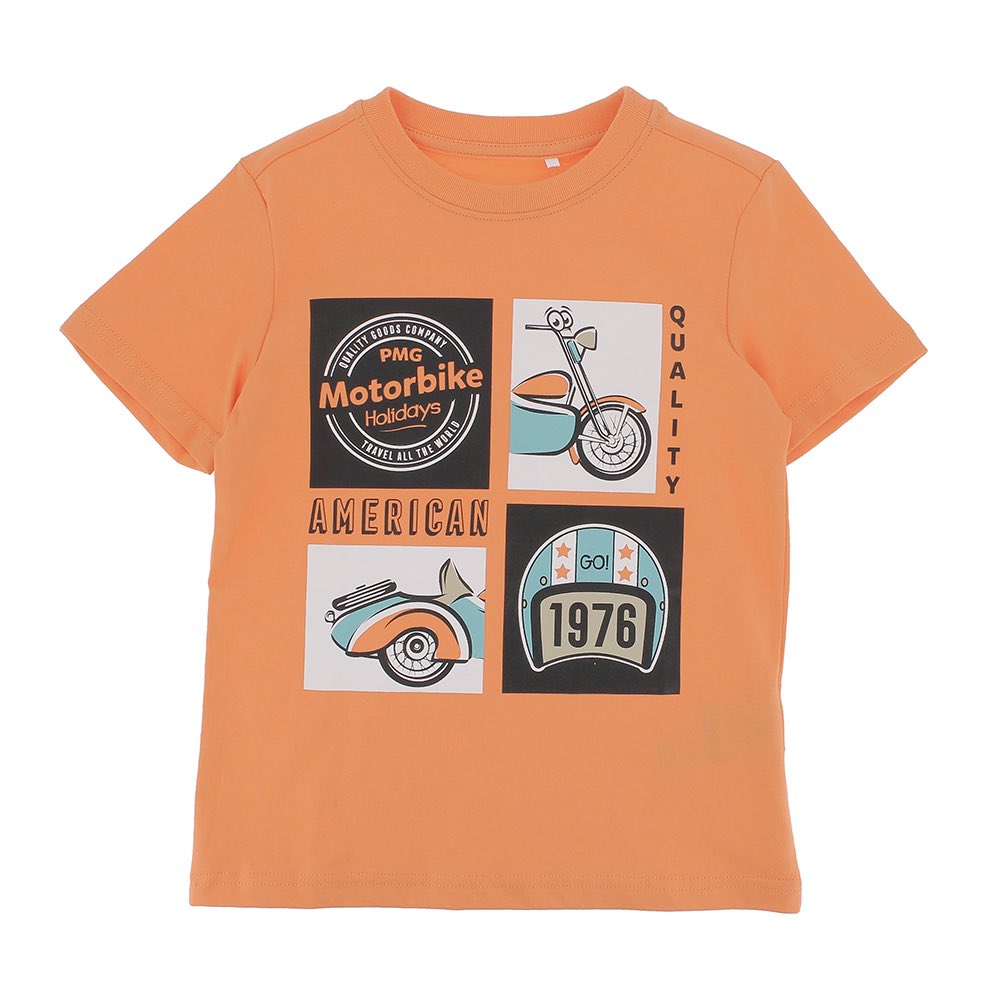 T-shirt in jersey da bambino, arancio