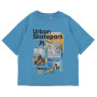 T-shirt in jersey da bambino, blu T-shirt in jersey da bambino, blu