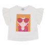Camiseta de jersesy niña, blanco Camiseta de jersesy niña, blanco