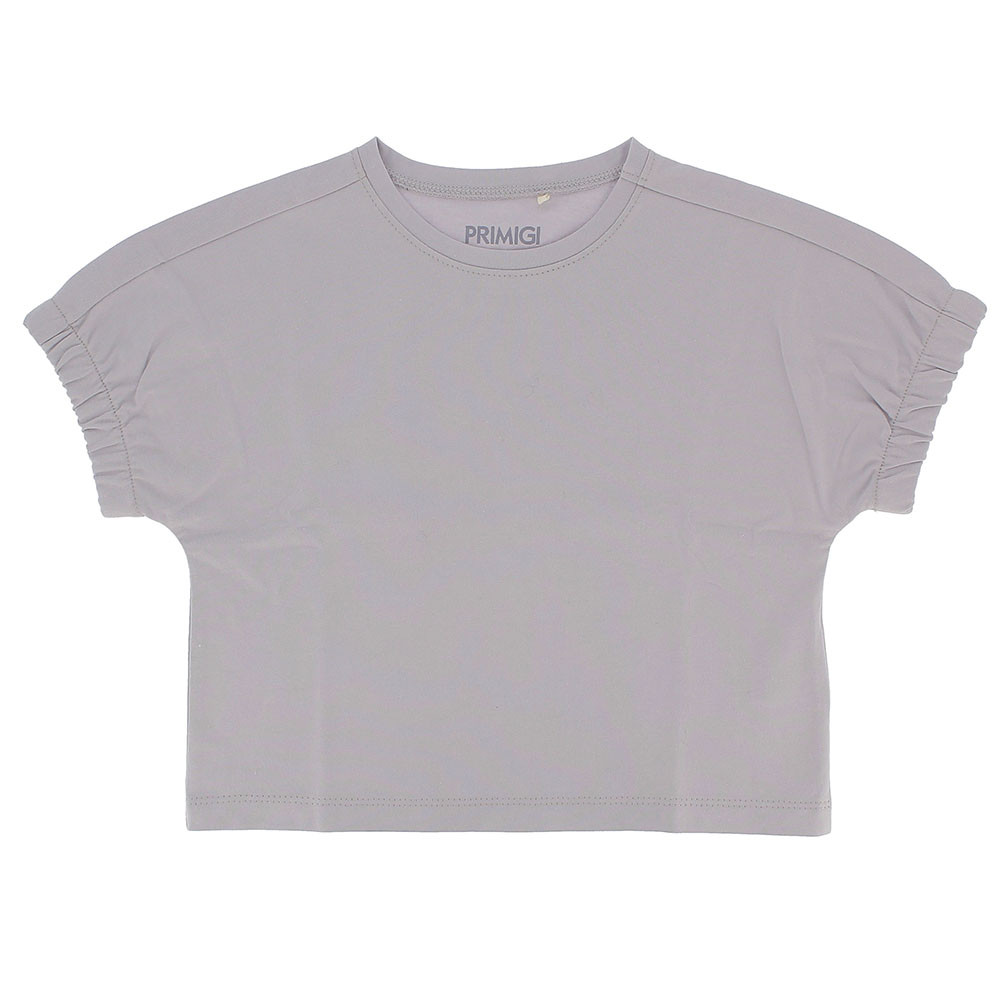 T-shirt in jersey da bambina, viola