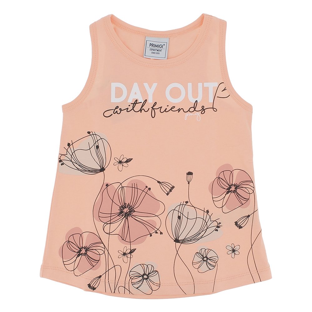 Canotta in jersey da bambina, rosa