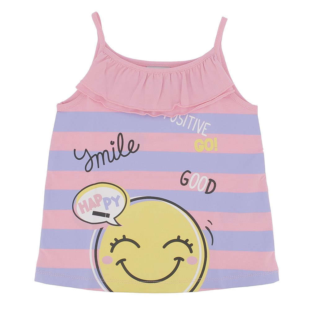 Canotta in jersey da bambina, rosa