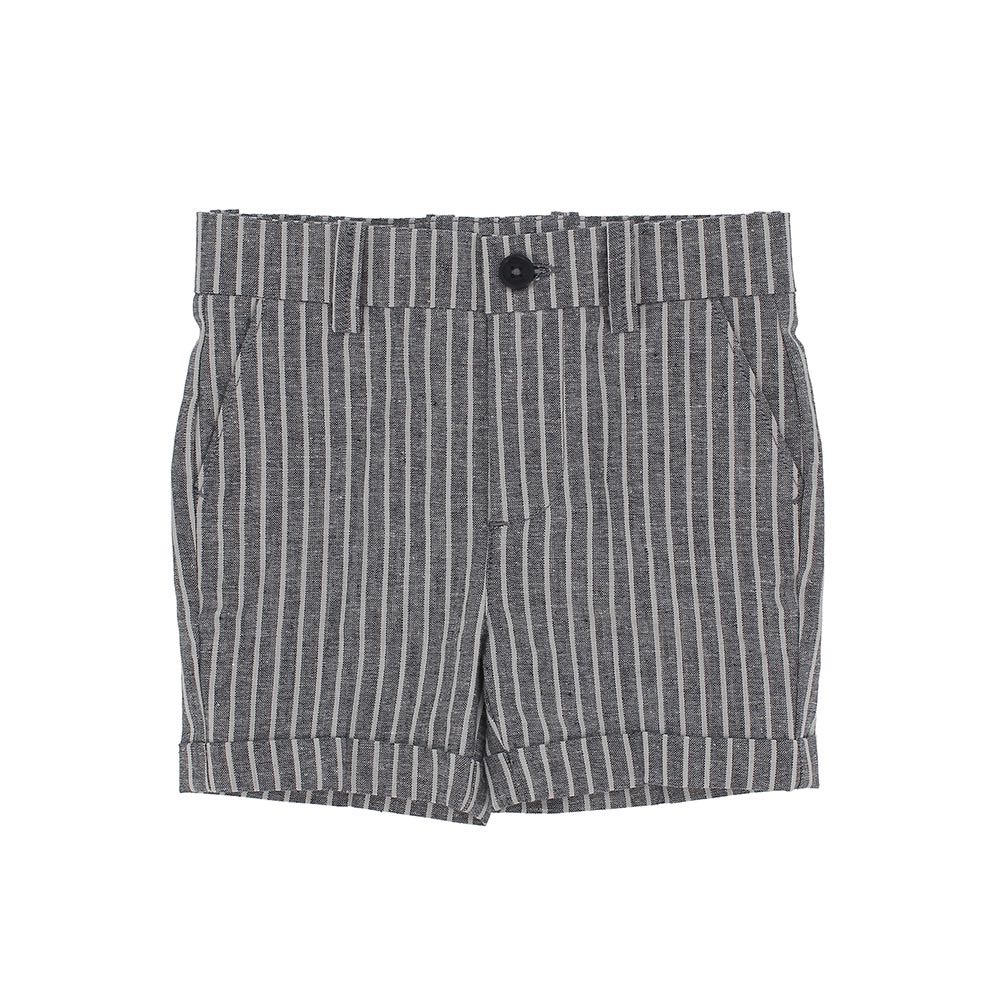 Bermuda tinto filo da bambino, blu