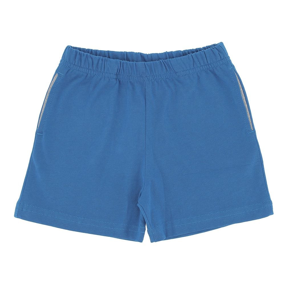 Bermuda in jersey da bambino, blu