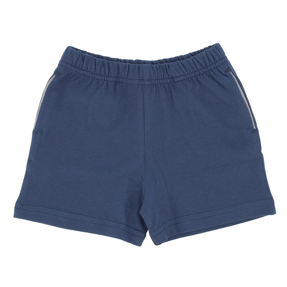 Bermuda in jersey da bambino, blu