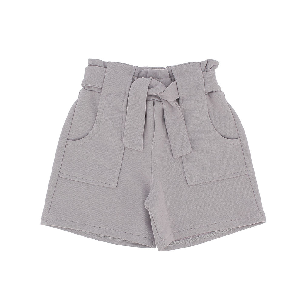 Shorts in felpa da bambina, viola