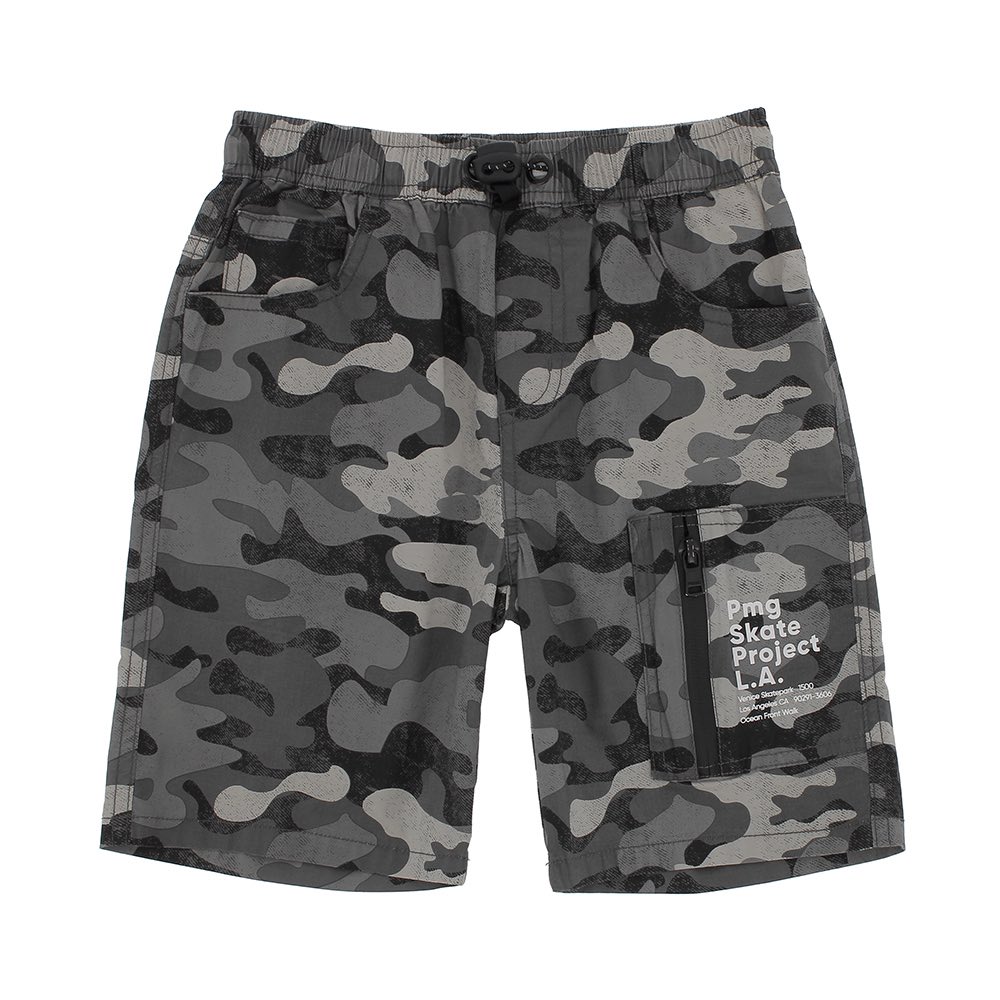 Bermuda in popeline da bambino, nero