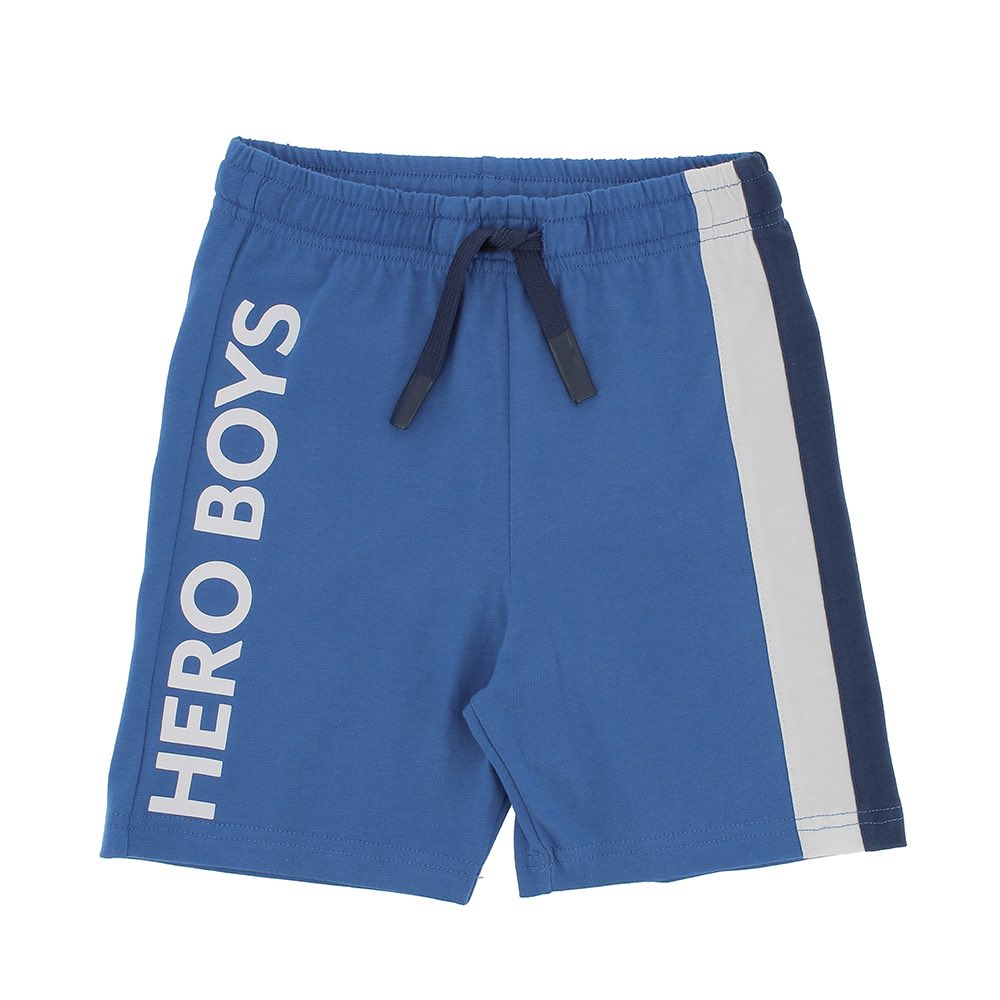 Bermuda in jersey da bambino, blu