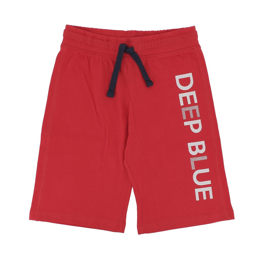 Bermuda in jersey da bambino, rosso
