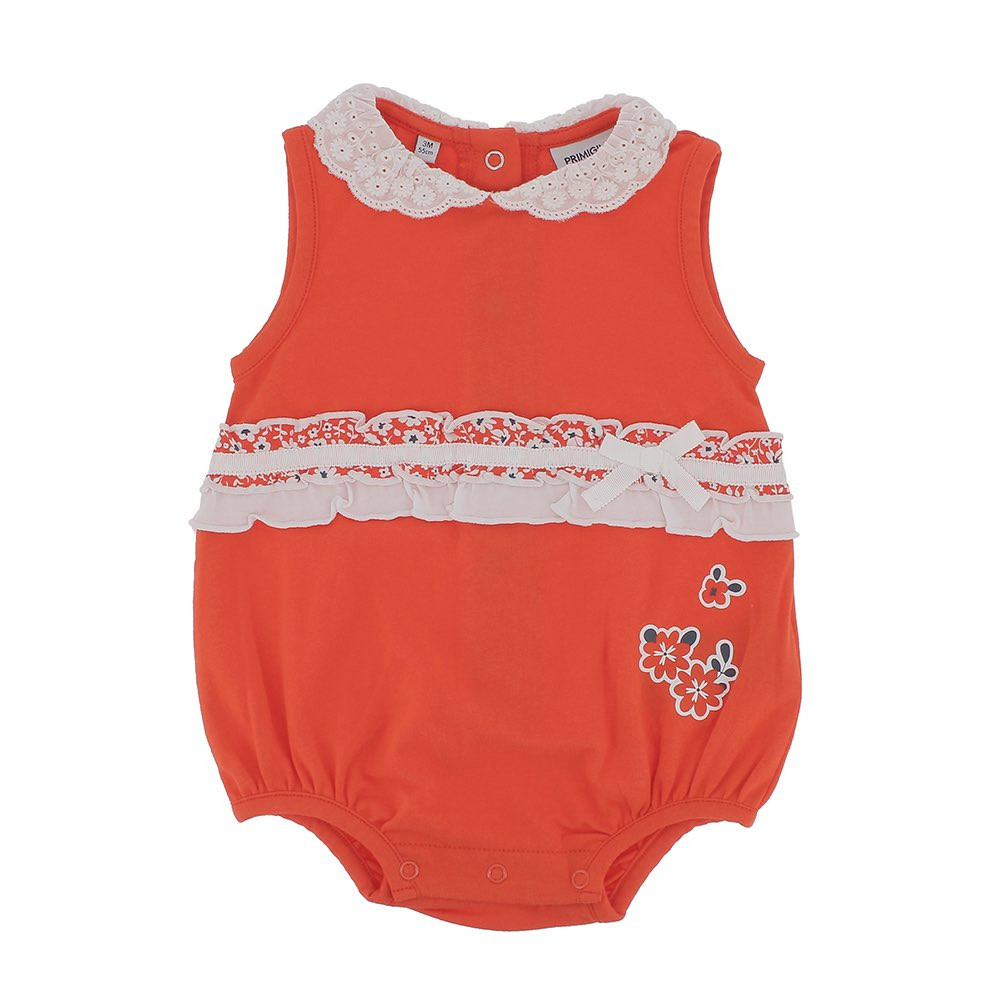 Pagliaccetto in jersey da bambina, arancio