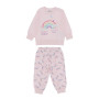 Pijama de tejido jersey de niña, rosa Pijama de tejido jersey de niña, rosa