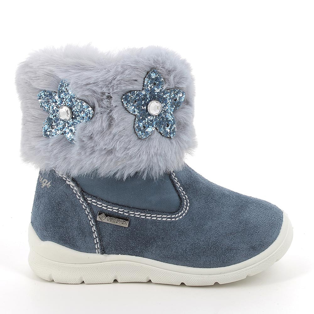 Stivaletti da bambina azzurro-jeans