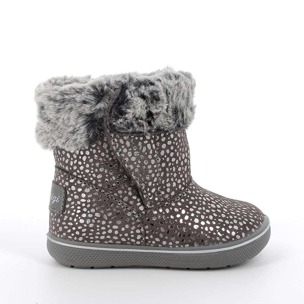 Stivaletti bambina con pelliccia sale