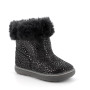 GIRL BOOTS WITH A SYNTHETIC FUR INSERT