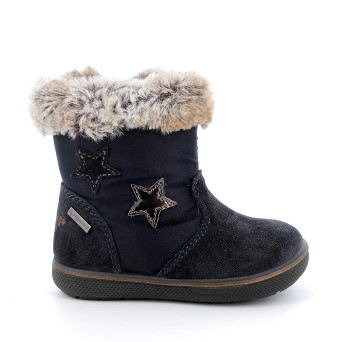 STIVALETTI PRIMI PASSI GORE-TEX CON INSERTO IN PELLICCIA SINTETICA BAMBINA STIVALETTI PRIMI PASSI GORE-TEX CON INSERTO IN PELLICCIA SINTETICA BAMBINA