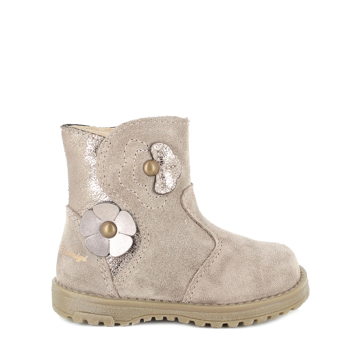 Stivaletti da bambina beige scuro