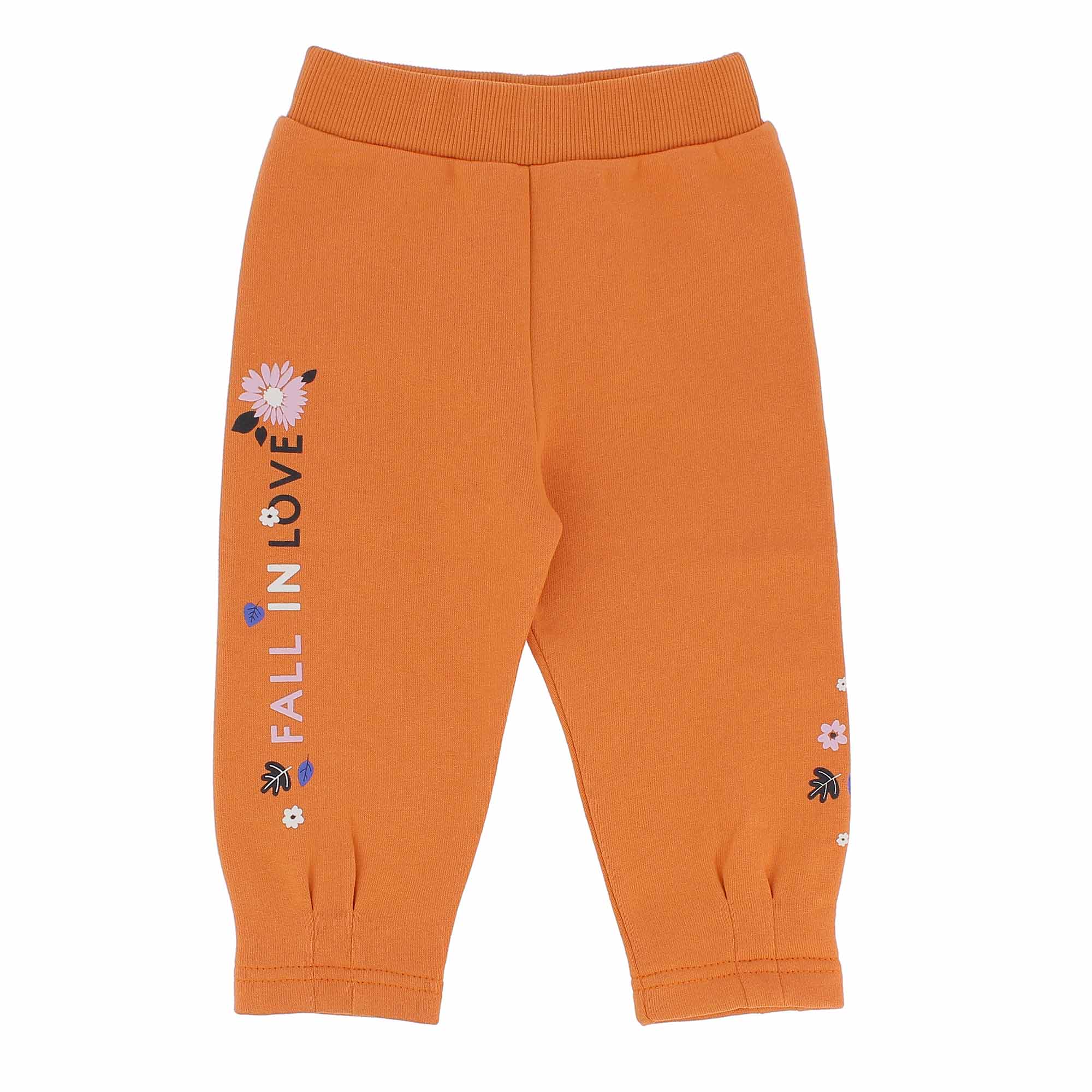 Primigi Pantalone in felpa da bambina, arancio, Taglia 12M