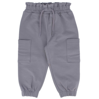 Pantalone in felpa da bambina, viola Pantalone in felpa da bambina, viola