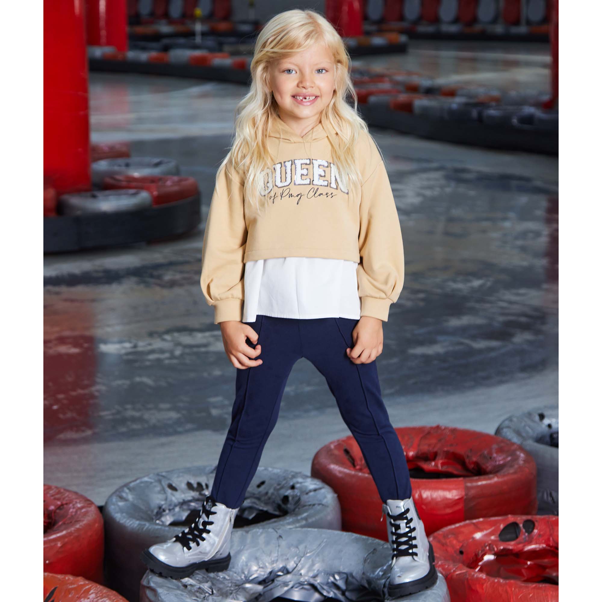 Primigi Ankle Strap Ballet Pumps - White