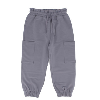 Pantalone in felpa da bambina, viola Pantalone in felpa da bambina, viola