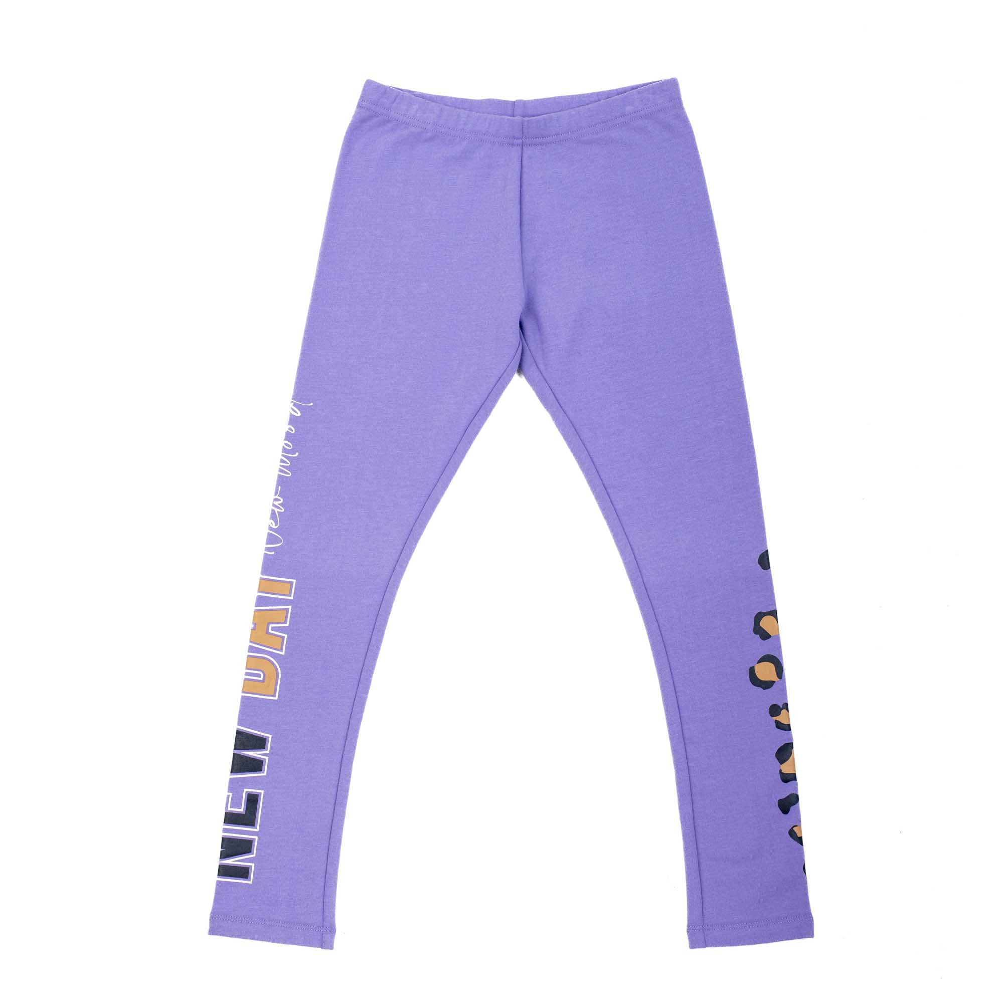 Primigi Leggings in felpa da bambina, viola, Taglia 14