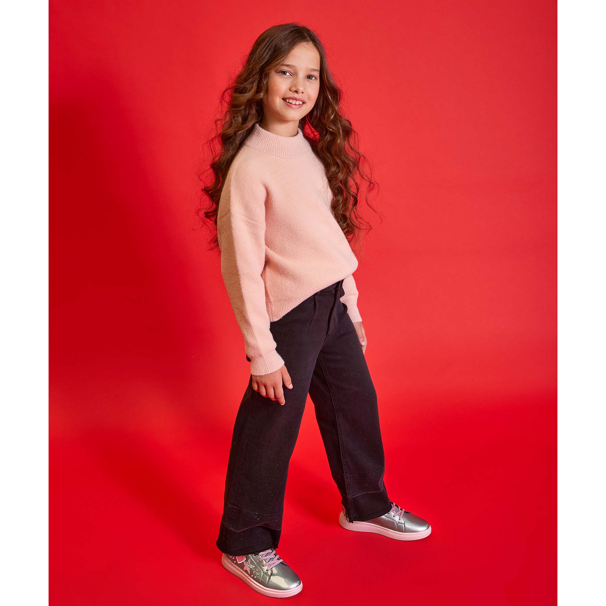 Jeans neri bambina sales