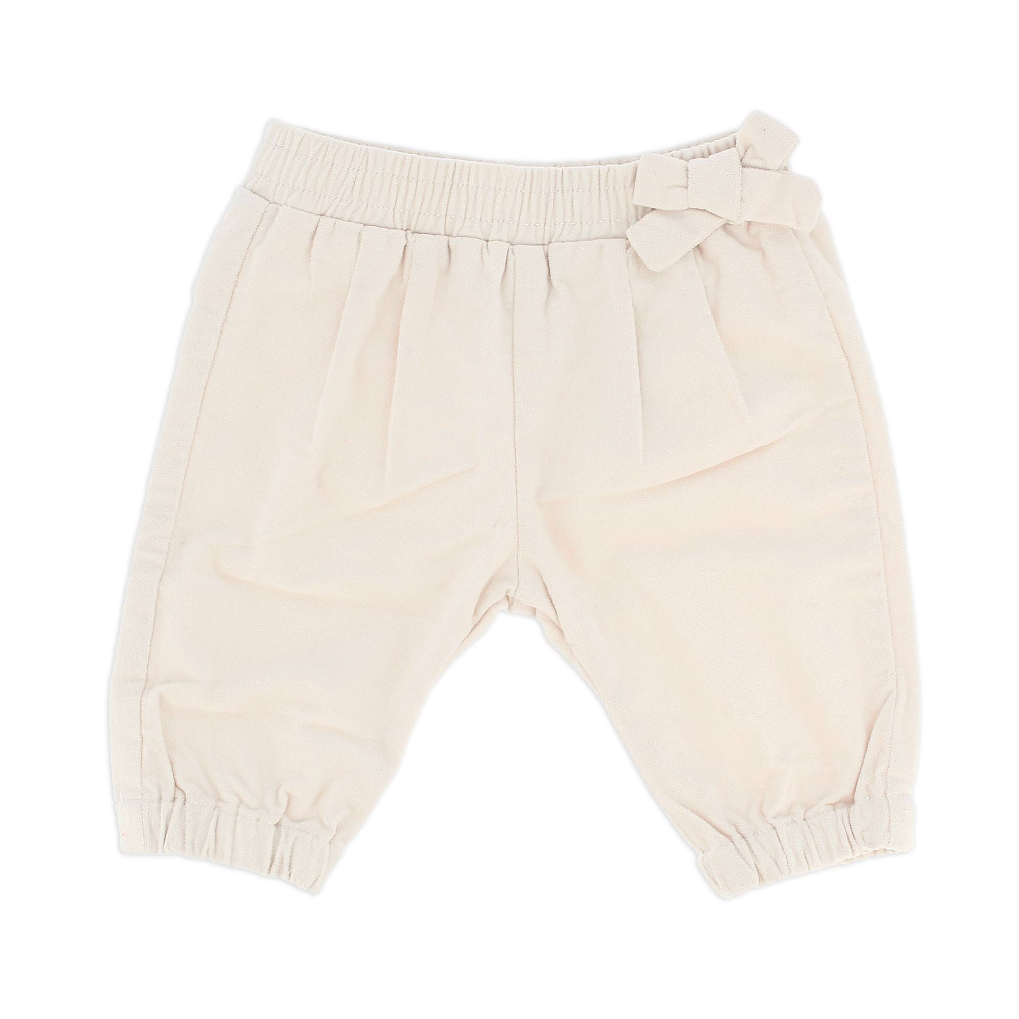 Primigi Pantalone in velluto da bambina, bianco, Taglia 3M