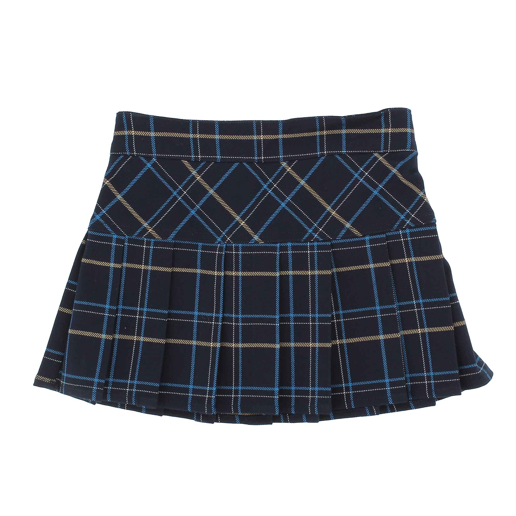 Gonna a hotsell pieghe blu bambina