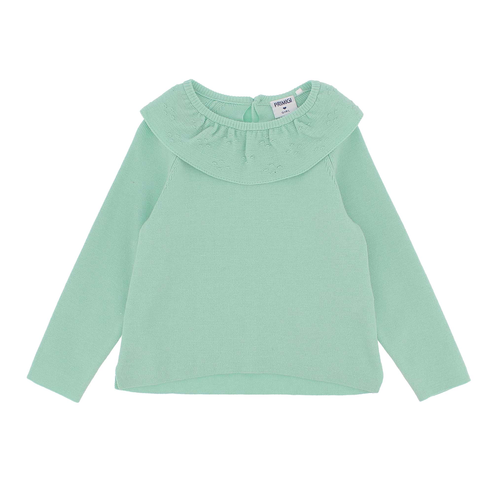 Primigi Pullover in maglia da bambina, verde, Taglia 24M