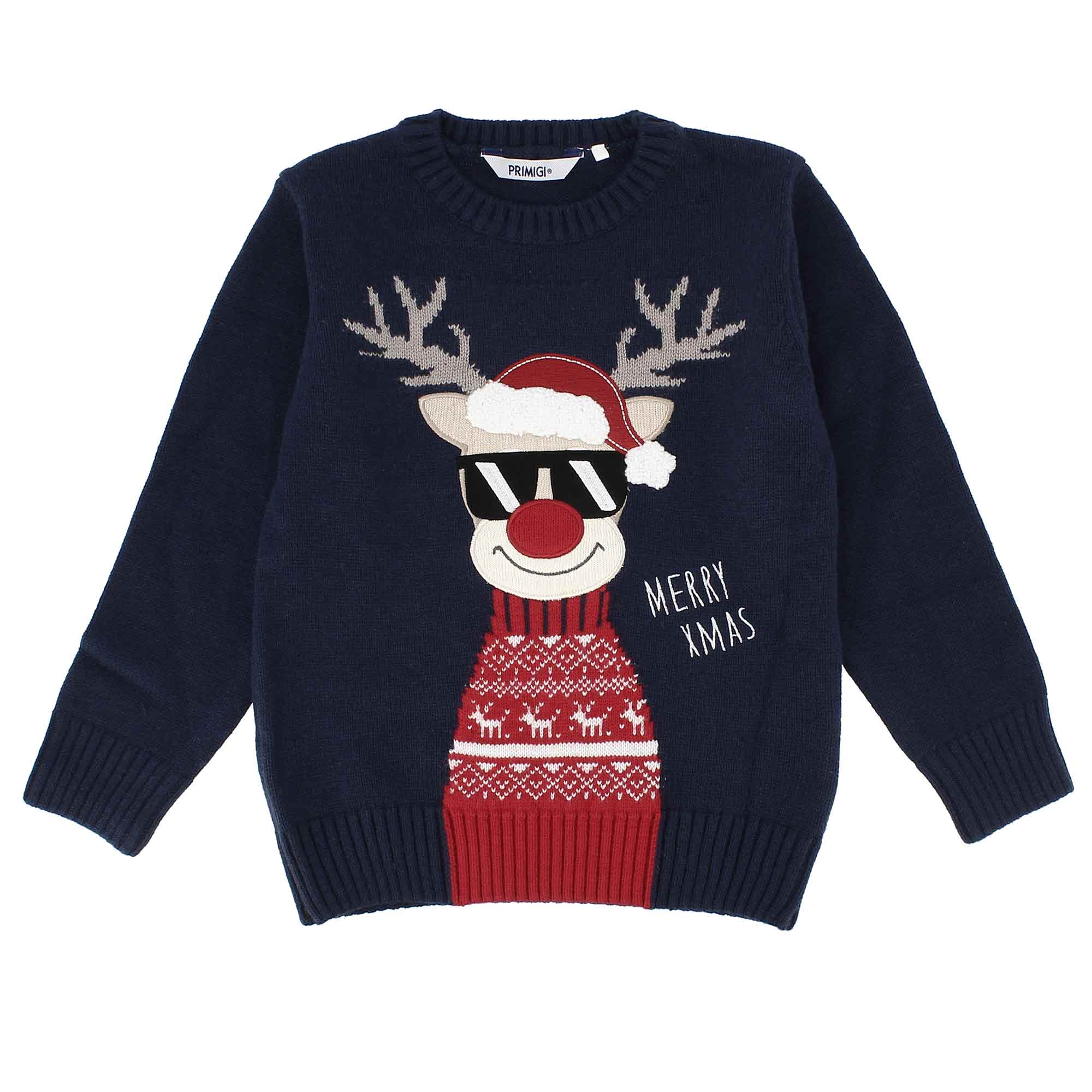 Primigi Pullover girocollo da bambino, blu, Taglia 10