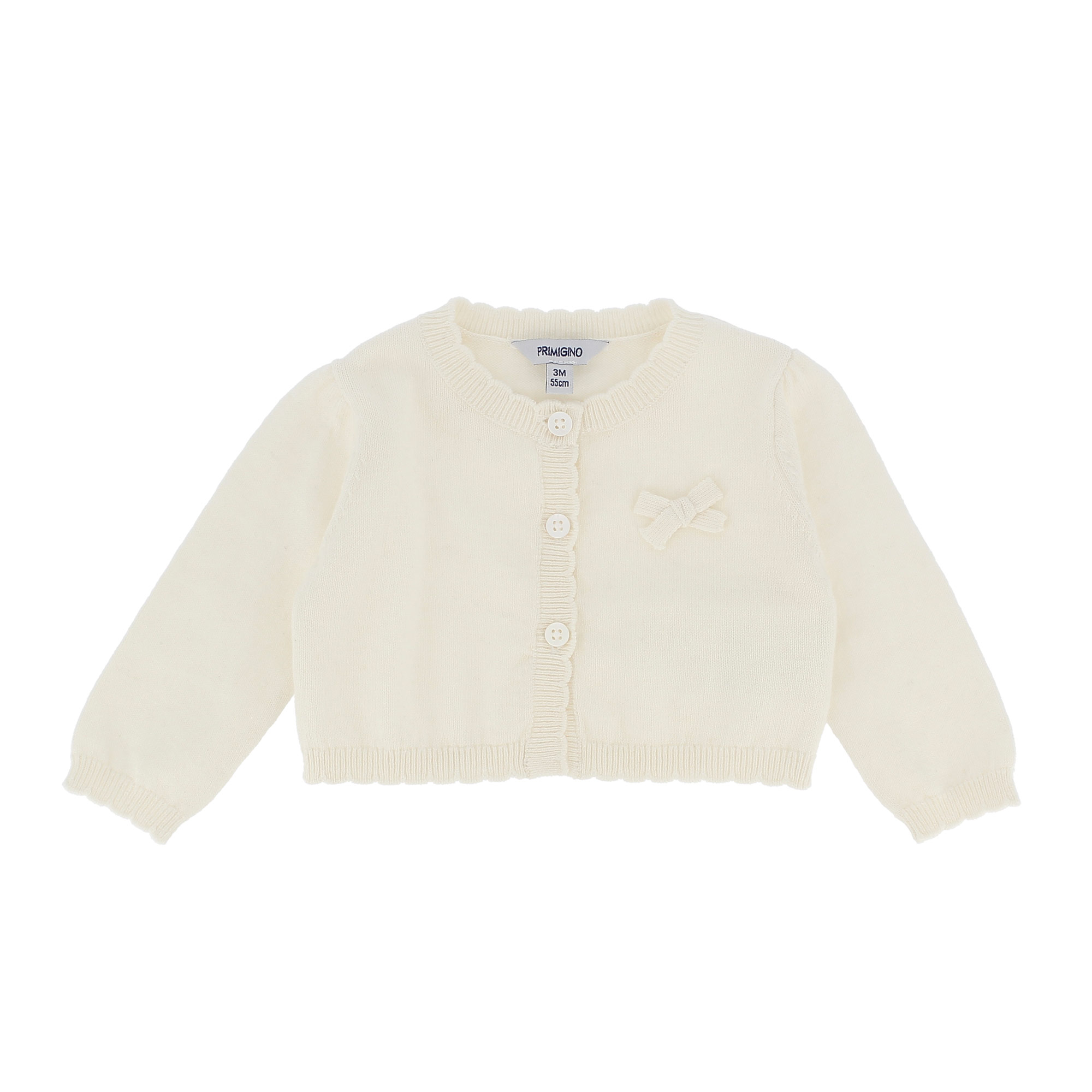 Primigi Cardigan in maglia da bambina, bianco, Taglia 6M