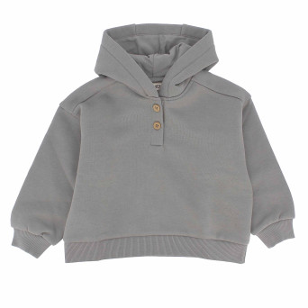 Felpa con cappuccio da bambino, grigio Felpa con cappuccio da bambino, grigio