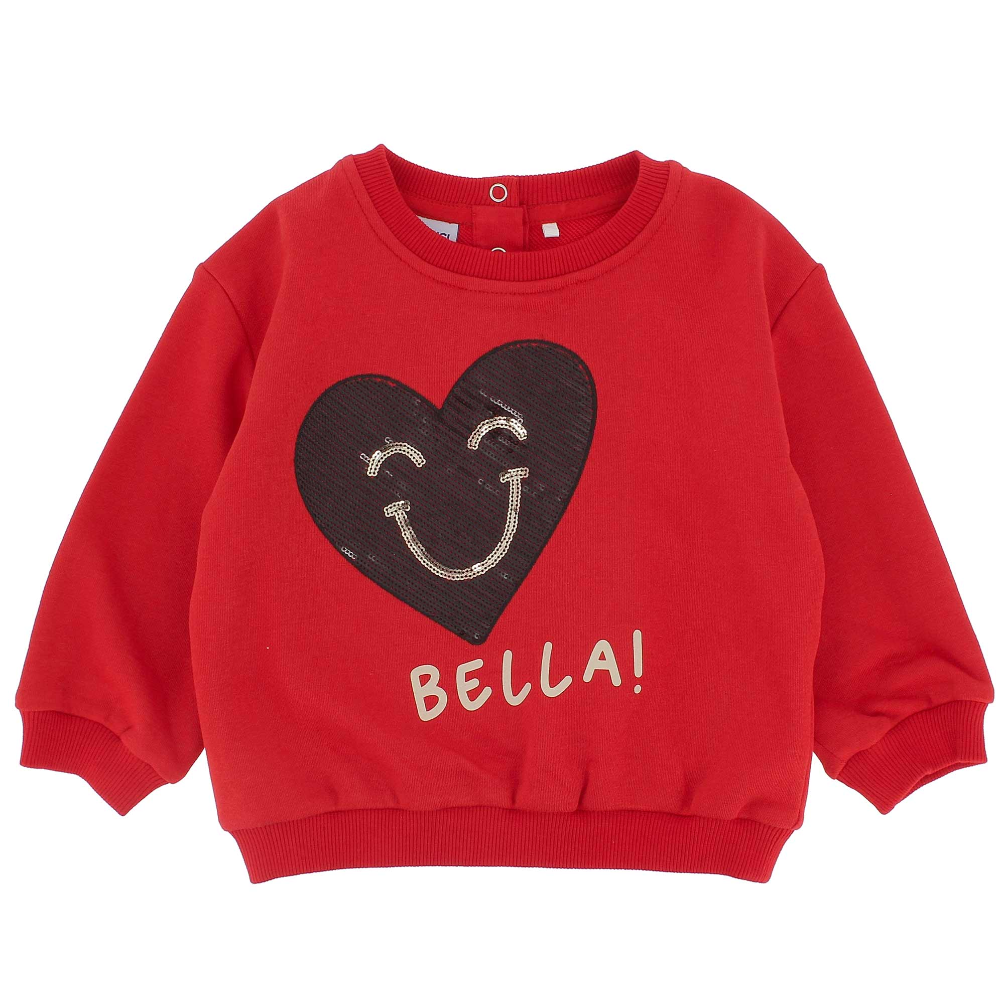 Felpa rossa bambina 2025