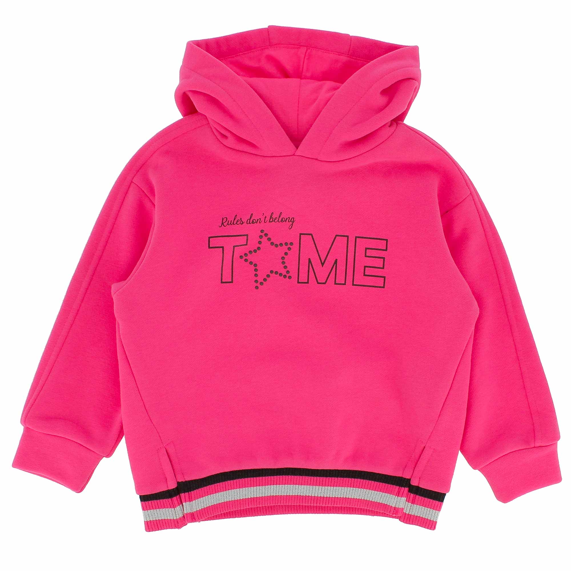 Primigi Felpa con cappuccio da bambina, fucsia, Taglia 12M