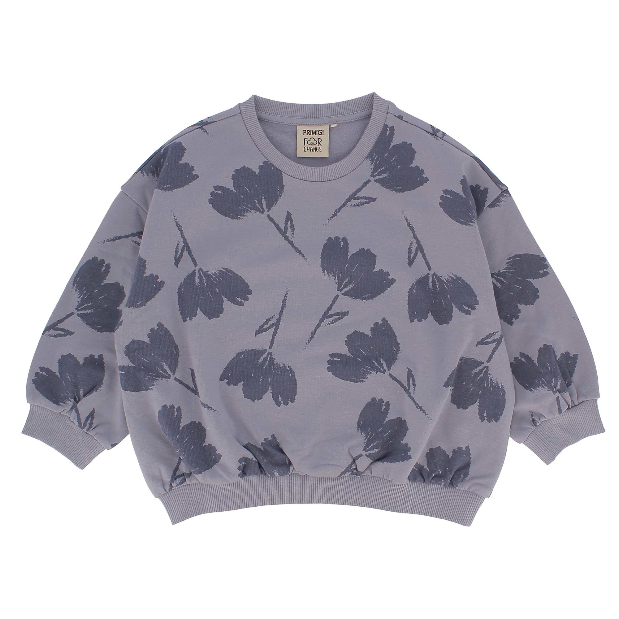 Felpa&#x20;girocollo&#x20;da&#x20;bambina,&#x20;viola