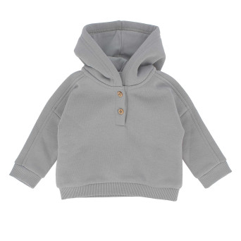 Felpa con cappuccio da bambino, grigio Felpa con cappuccio da bambino, grigio